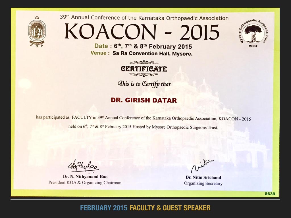 KOACON 2015, Faculty & Guest Speaker
